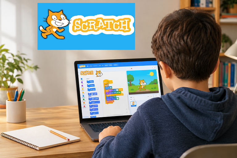 Turtle ProGame – Programming with Scratch